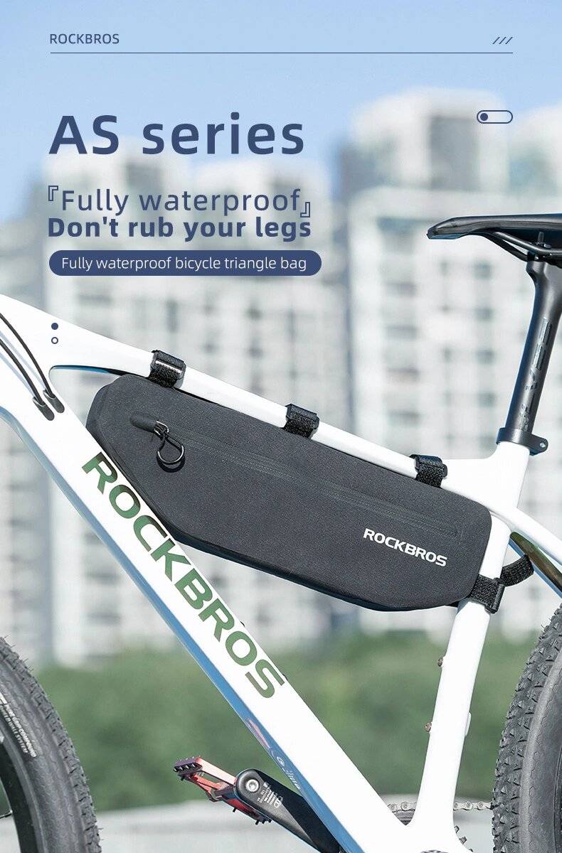 Rockbros AS-043 Fahrradtasche Klettverschluss 3l - schwarz