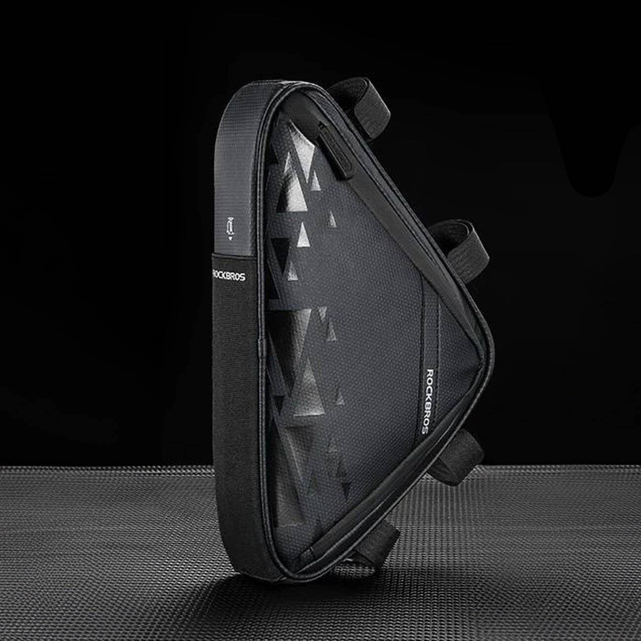 Rockbros B39-2 wasserdichte Rahmen-Fahrradtasche – Schwarz