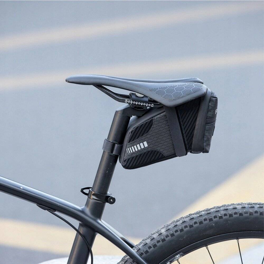 Rockbros C29-BK wasserdichte Fahrradtasche unter Sattel – schwarz