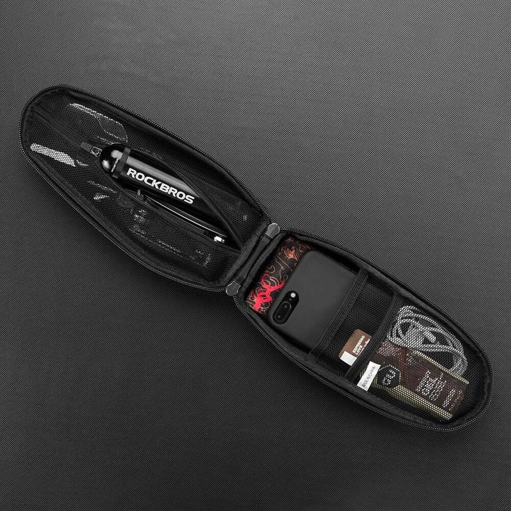 Rockbros B60 wasserdichte Fahrradtasche Rahmen – Schwarz