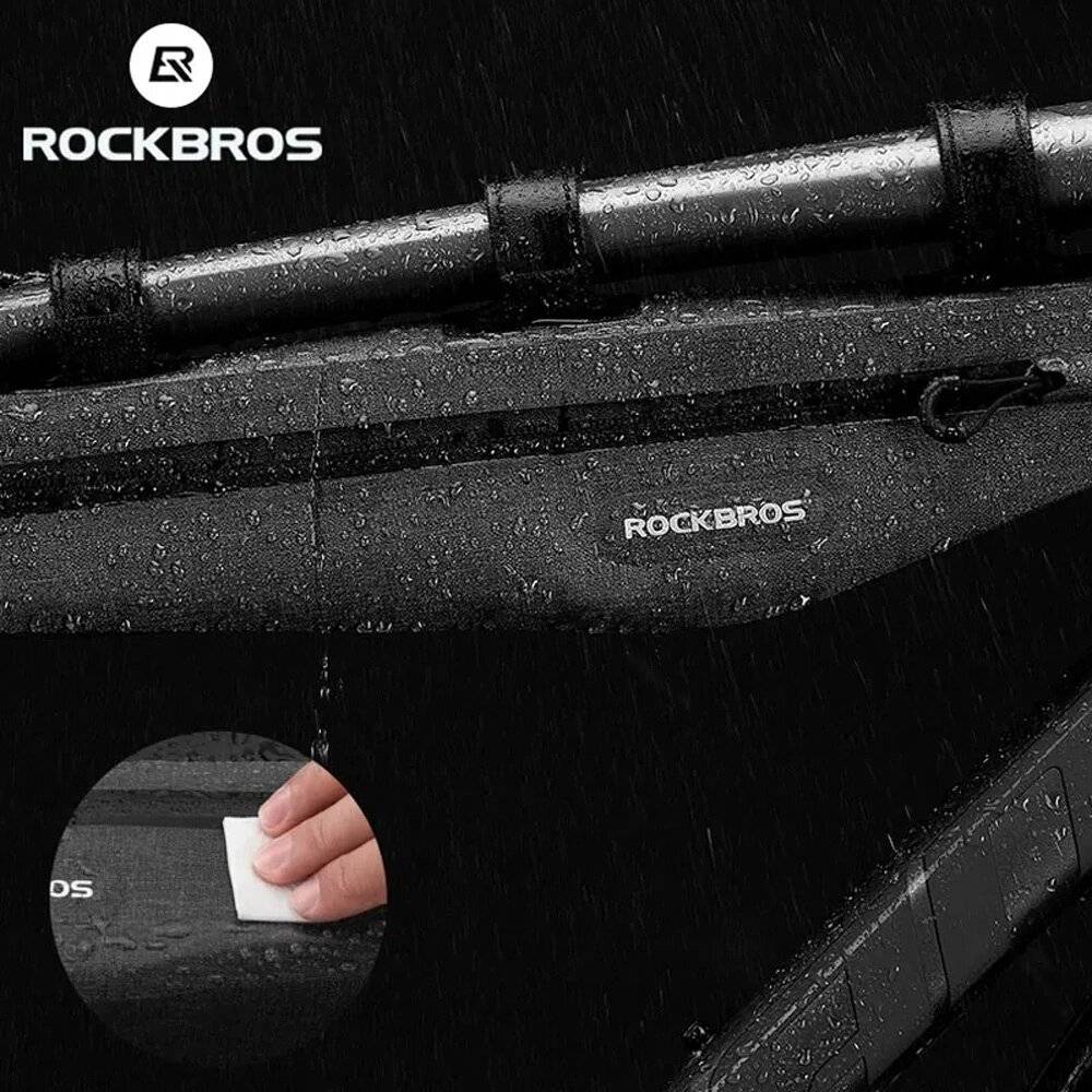 Rockbros AS-052 wasserdichte Fahrradtasche Rahmen – Grau