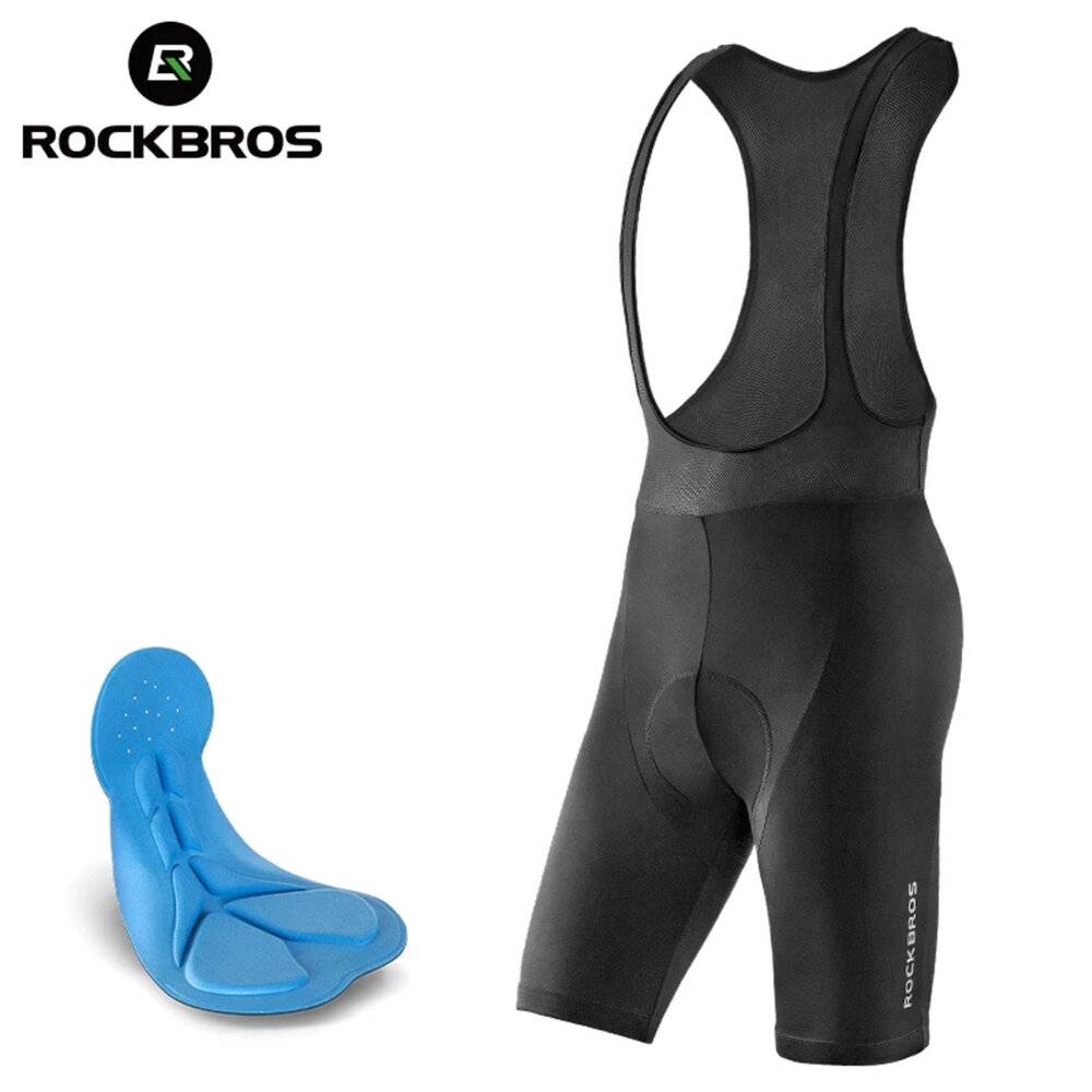 Rockbros RK2002XL Trägerhose XL-Polster – Schwarz