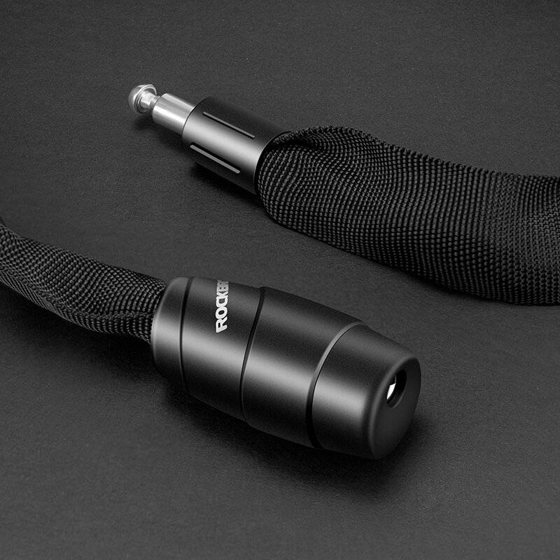 Rockbros 3230002001 Fahrradschloss Zahlenkombination Schlüssel – Schwarz