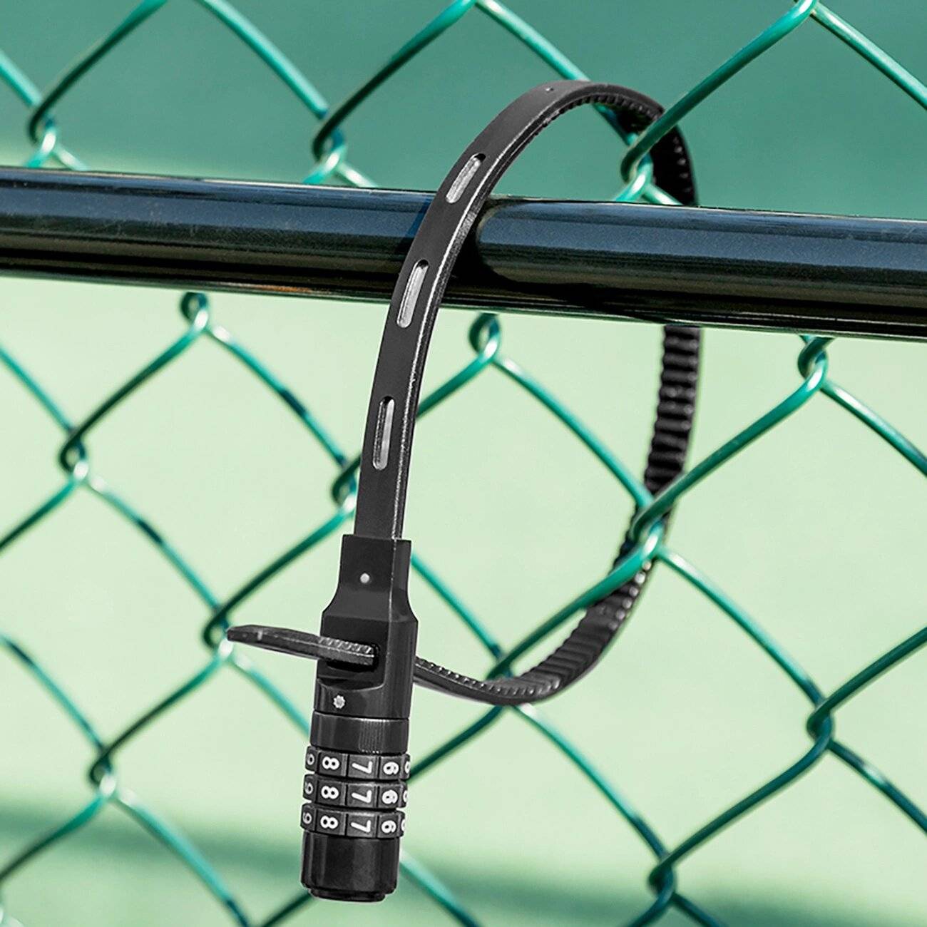 Rockbros 3240001001 Fahrradschloss 0,5 m Zahlenkombination – Schwarz