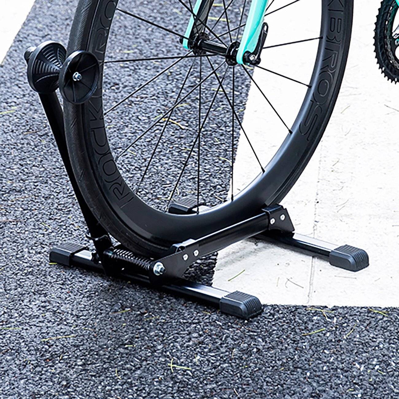 Rockbros 27210001001 Klappbarer Fahrradständer – Schwarz