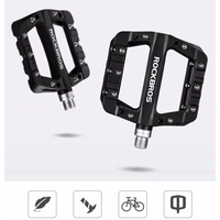 Rockbros 2017-12CBK Nylon-Fahrradpedal-Set – Schwarz Rockbros 2017-12CBK Nylon-Fahrradpedal-Set – Schwarz