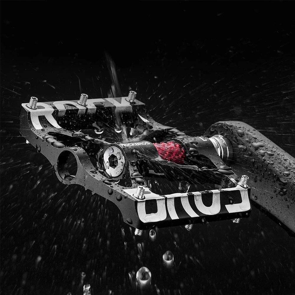 Rockbros 37213071001 Fahrradpedal-Set Aluminiumlegierung – Schwarz
