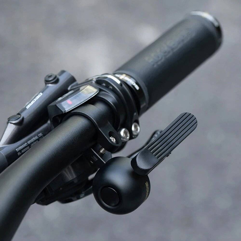 Rockbros 34210007002 Fahrradklingel rechte Lenkerseite - Schwarz