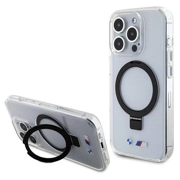 BMW Ring Stand M Collection MagSafe Hülle iPhone 15 Pro Max – transparent