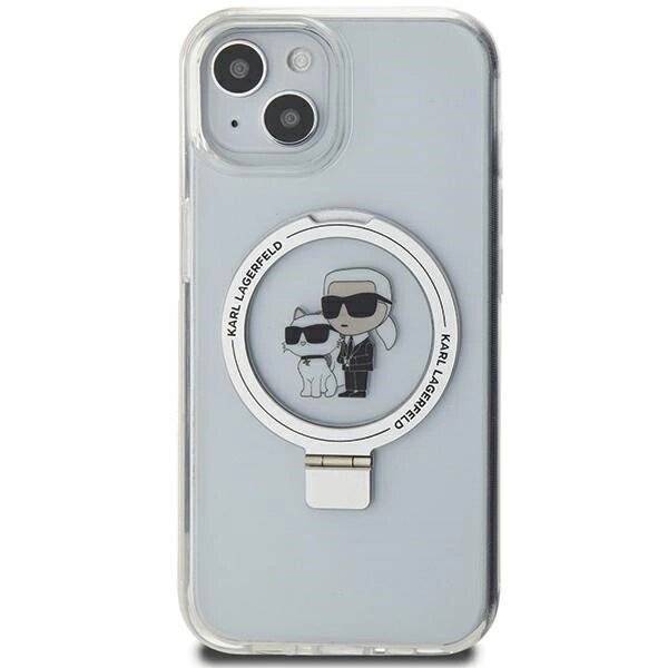 Karl Lagerfeld KLHMP15SHMRSKCH iPhone 15 / 14 13 6,1″ weiß/weiß Hardcase Ringständer