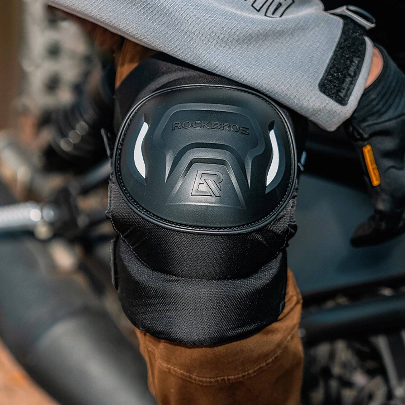 Rockbros 19230003001 Knieschoner – Schwarz