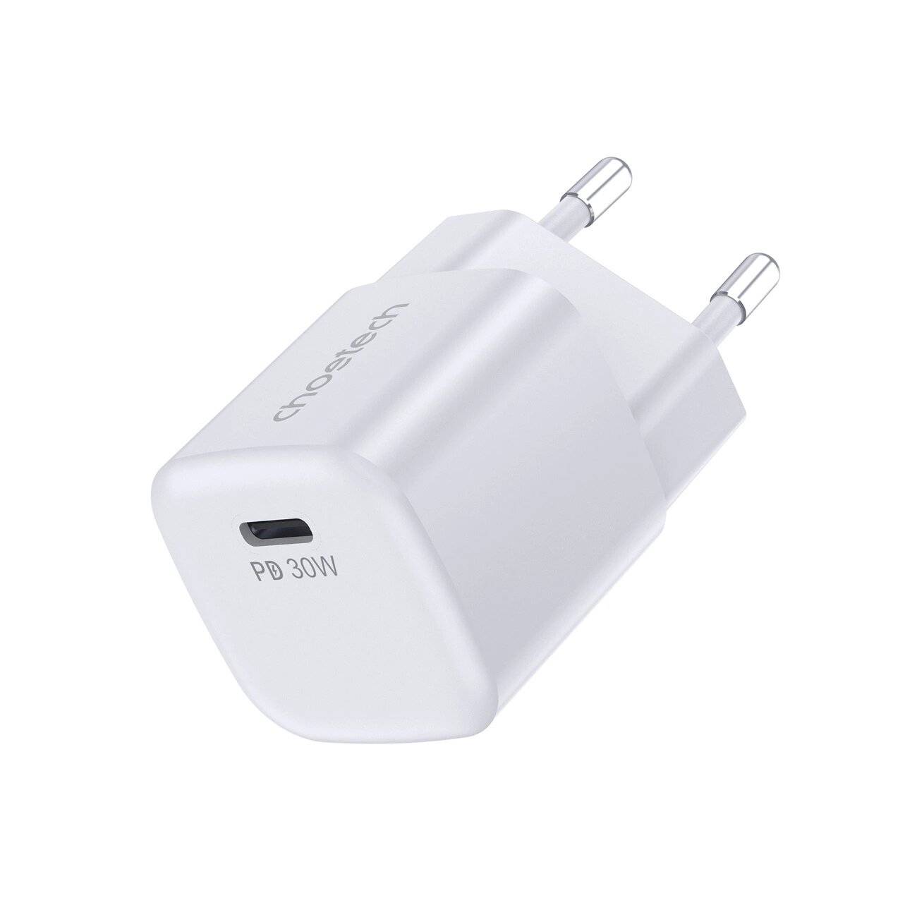 Choetech PD5007 GaN Wandladegerät, USB-C Power Delivery, 30W, Weiß