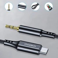 Choetech AUX006 USB-C / 3,5-mm-Miniklinkenkabel 1 m – Schwarz Choetech AUX006 USB-C / 3,5-mm-Miniklinkenkabel 1 m – Schwarz