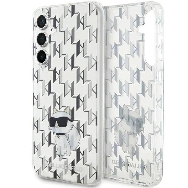 Karl Lagerfeld KLHCS23FEHNCMKLT S23 FE S711 transparentes Hartschalenetui Monogram Choupette