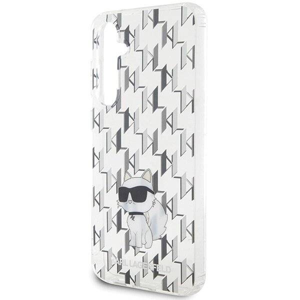 Karl Lagerfeld KLHCS23FEHNCMKLT S23 FE S711 transparentes Hartschalenetui Monogram Choupette