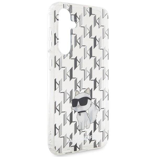 Karl Lagerfeld KLHCS23FEHNCMKLT S23 FE S711 transparentes Hartschalenetui Monogram Choupette