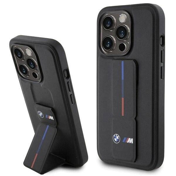 BMW Grip Hot Stamp Hülle iPhone 15 Pro – Schwarz