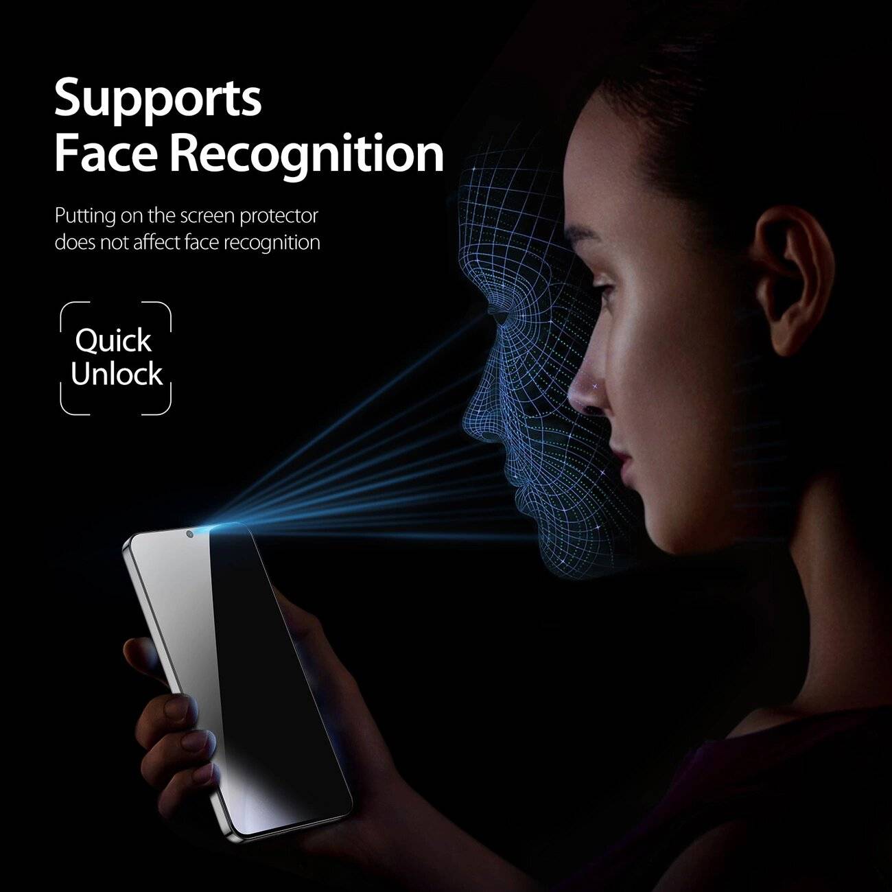 Dux Ducis Glass Privacy Samsung S24 – schwarzem Rahmen