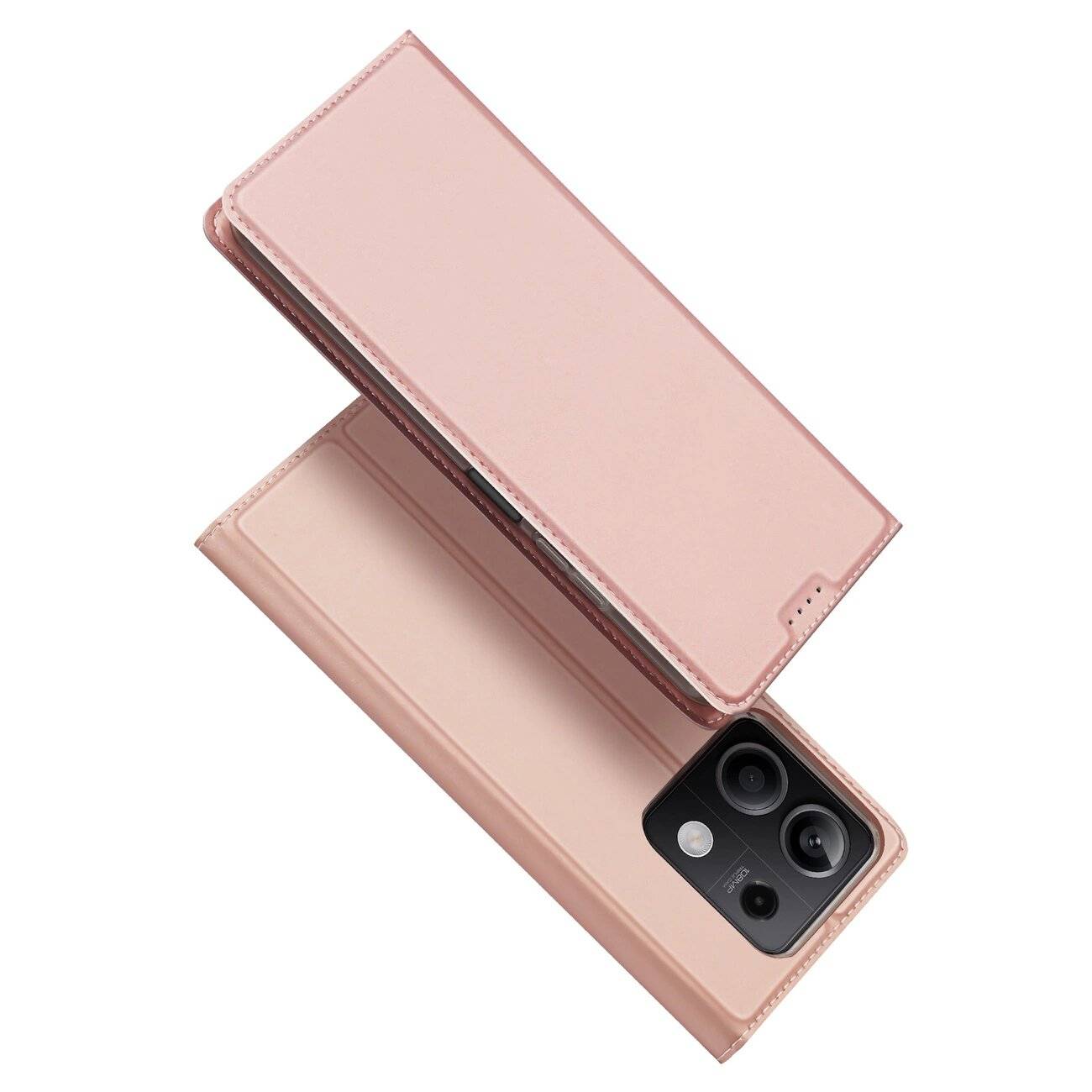 Dux Ducis Skin Pro Hülle Klappe Kartenfach Xiaomi Redmi Note 13 5G – Pink