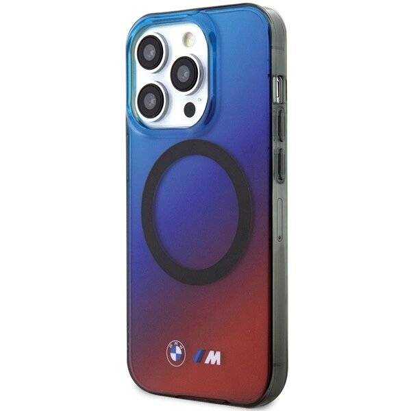 BMW M Gradient MagSafe Hülle iPhone 15 Pro Max – Rot Blau