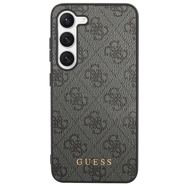 Guess 4G Metal Gold Logo Hülle Samsung Galaxy S24+ - Schwarz