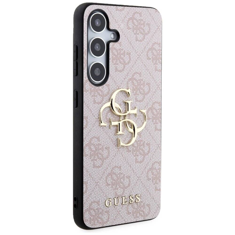 Guess 4G Big Metal Logo Hülle Samsung Galaxy S24 - Rosa
