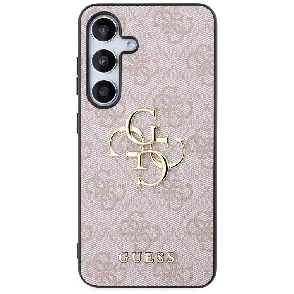 Guess 4G Big Metal Logo Hülle Samsung Galaxy S24 - Rosa