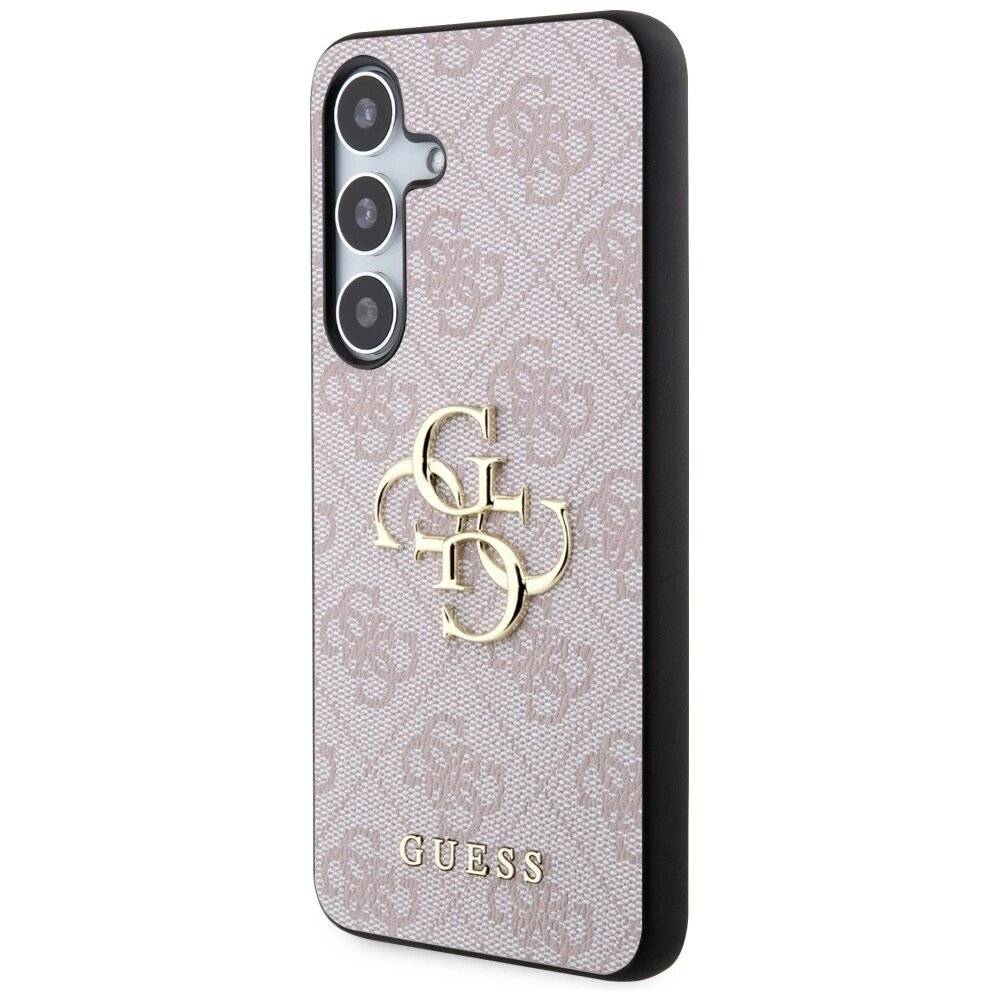 Guess 4G Big Metal Logo Hülle Samsung Galaxy S24 - Rosa