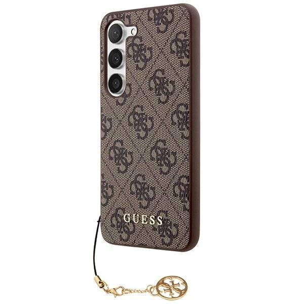 Guess 4G Charms Collection Hülle Samsung Galaxy A55 – braun