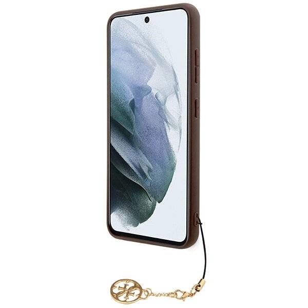 Guess 4G Charms Collection Hülle Samsung Galaxy A55 – braun