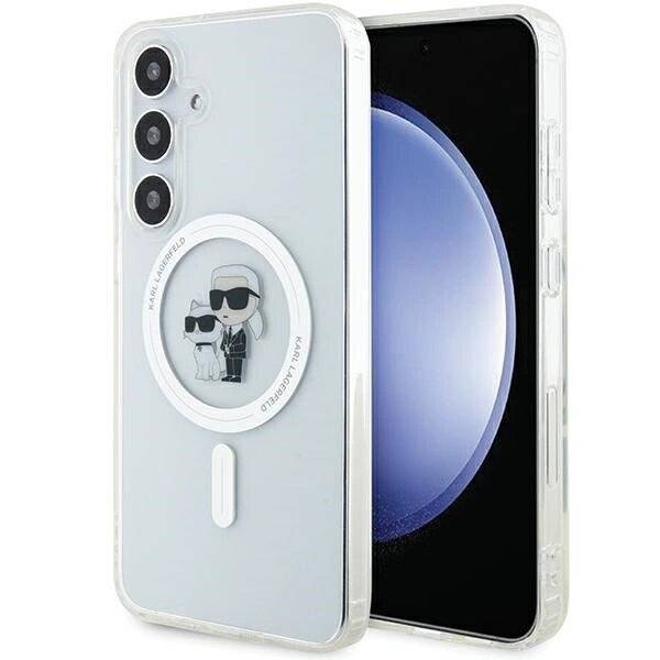 Karl Lagerfeld IML Karl&Choupette MagSafe Hülle Samsung Galaxy S24 – transparent