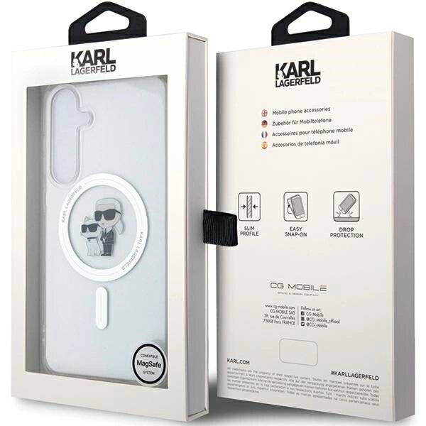 Karl Lagerfeld IML Karl&Choupette MagSafe Hülle Samsung Galaxy S24 – transparent