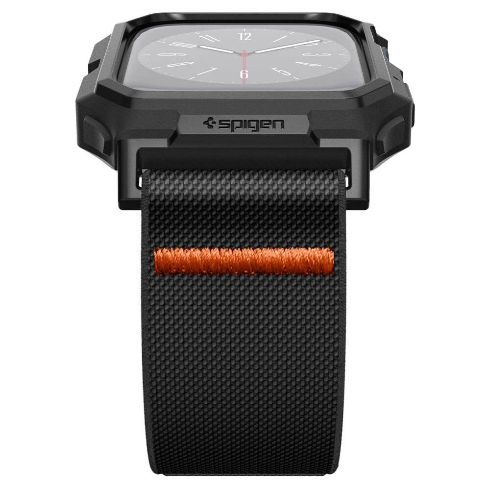 Spigen Lite Fit Pro Hülle Armband Apple Watch 4 / 5 6 7 8 9 SE 44 45 mm – Mattschwarz