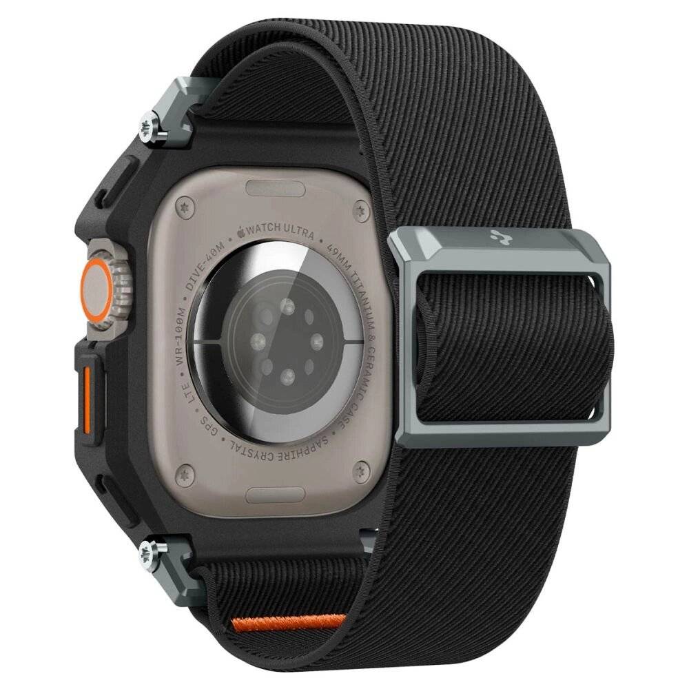 Spigen Lite Fit Pro Hülle Armband Apple Watch Ultra 1/2 49 mm – mattschwarz