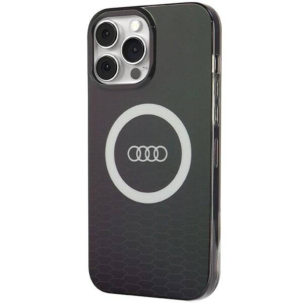 Audi IML Big Logo MagSafe Hülle iPhone 13 Pro Max – schwarz