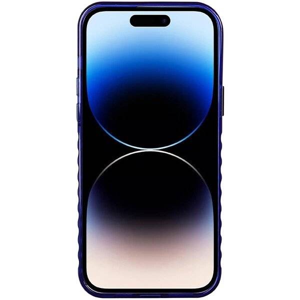 Audi IML Big Logo MagSafe Hülle iPhone 14 Pro – blau