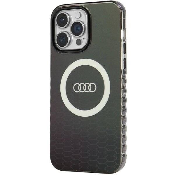 Audi IML Big Logo MagSafe Hülle iPhone 14 Pro Max – schwarz