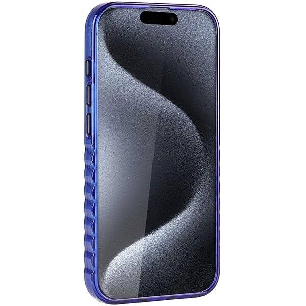 Audi IML Big Logo MagSafe Hülle iPhone 15 Pro Max – blau