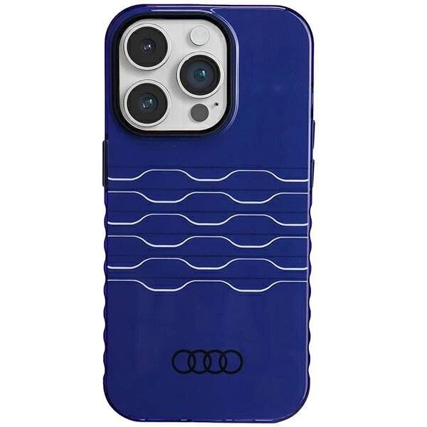 Audi IML MagSafe Hülle iPhone 14 Pro – blau