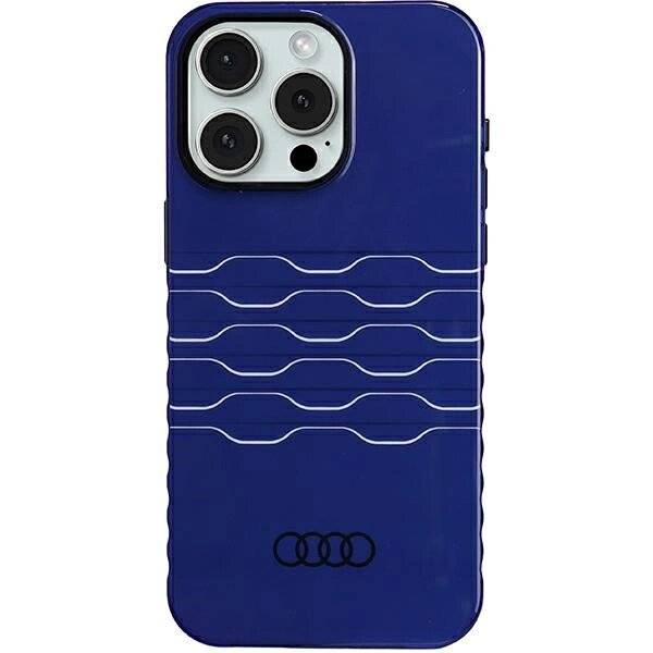 Audi IML MagSafe Hülle iPhone 15 Pro Max - blau