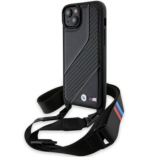 BMW M Edition Carbon Stripe & Strap Hülle iPhone 15 / 14 13 – Schwarz