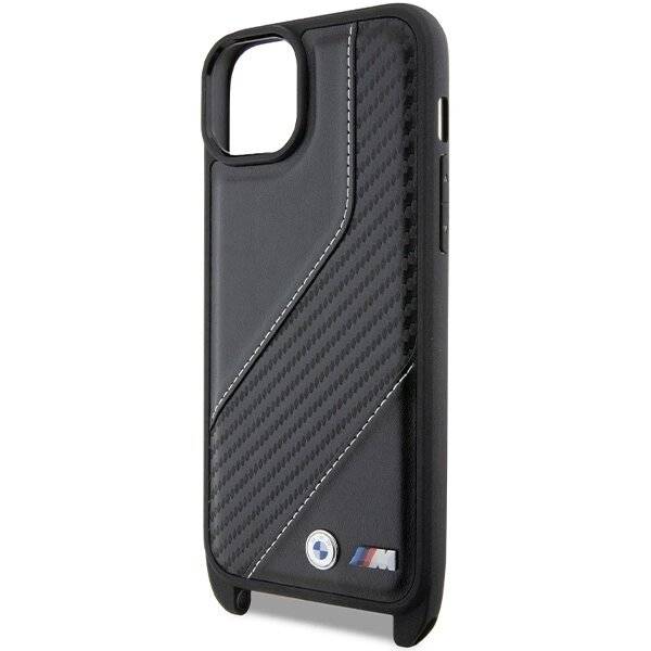 BMW M Edition Carbon Stripe & Strap Hülle iPhone 15 Plus / 14 – Schwarz
