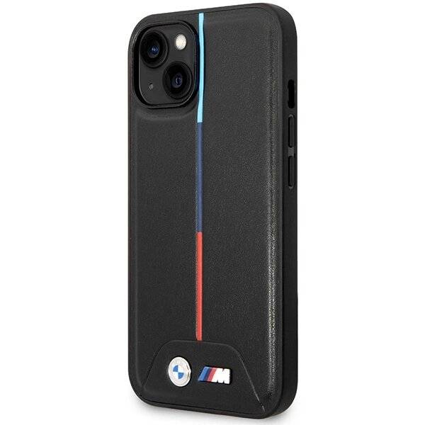 BMW M Quilted Tricolor Hülle iPhone 15 / 14 13 – Schwarz