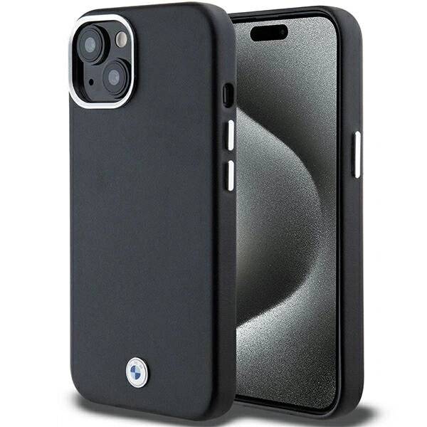 BMW Signature Wrapped Metal MagSafe Case iPhone 14/15/13 – Schwarz