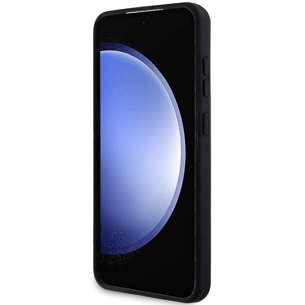 BMW M Silikon bedruckter Ring MagSafe Hülle Samsung Galaxy S24+ - schwarz