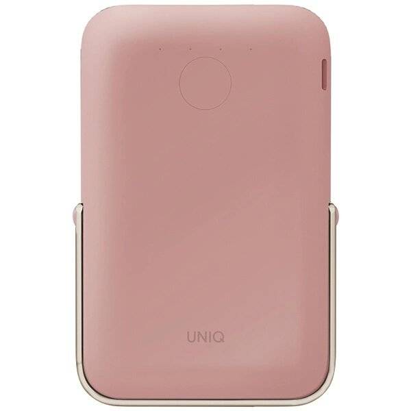 Powerbank Uniq Hoveo magnetisch 5000mAh USB-C 20W PD - rosa
