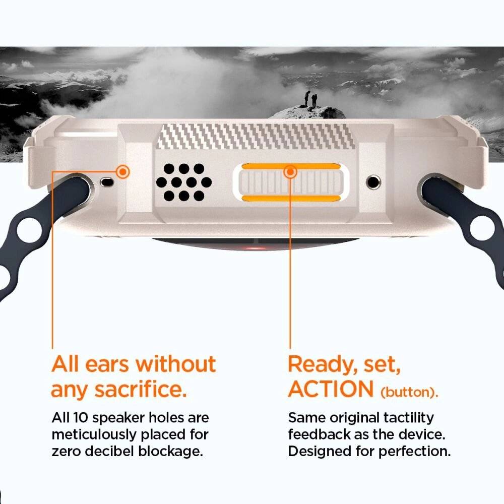 Spigen Rugged Armor Hülle Apple Watch Ultra 1/2 49 mm – Beige