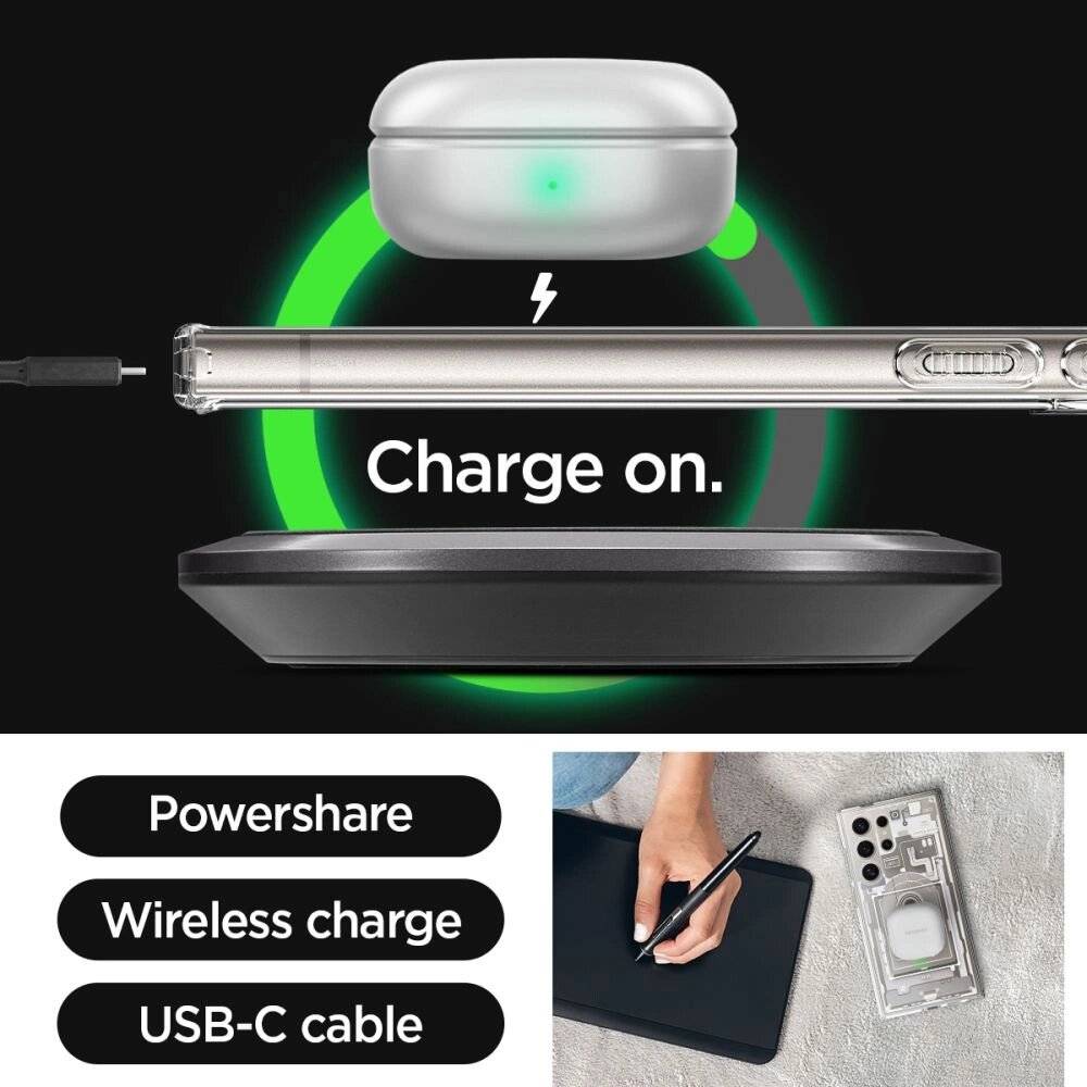 Spigen Ultra Hybrid-Hülle Samsung Galaxy S24 – natürliches Titan Zero One-Muster