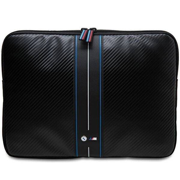 BMW Carbon & Blue Stripe Hülle einen 14″ Laptop - Schwarz