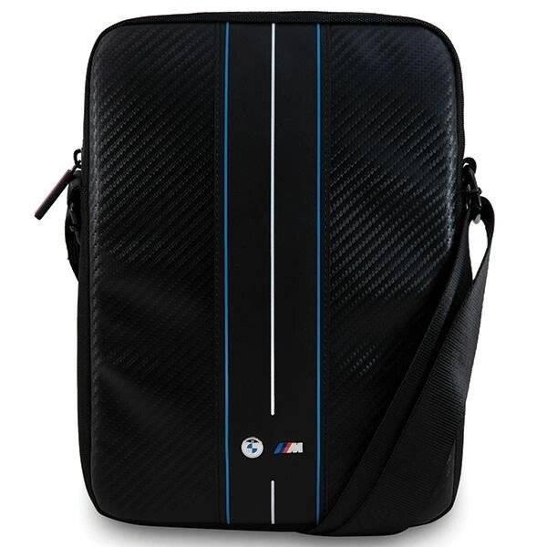 BMW Carbon & Blue Stripe Tasche 8″ Tablet - Schwarz